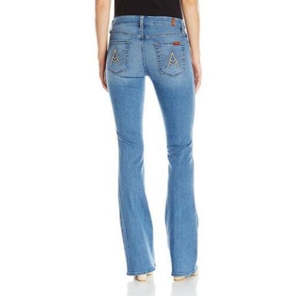 7 FOR ALL MANKIND ‘A’ Pocket Flare Jeans Y2K Size 30